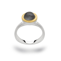 bastian inverun bicolor Ring 12626 925-Silber mit grauem...